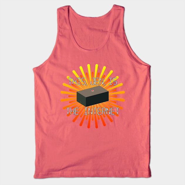 This, Jen, is... The Internet Tank Top by tuditees
